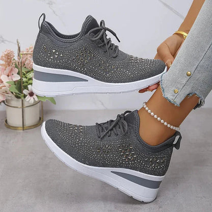 Giselle – Ortopediska sneakers med glittrande strassstenar